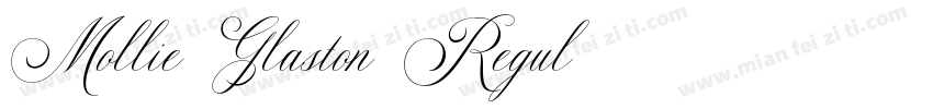 Mollie Glaston Regul字体转换